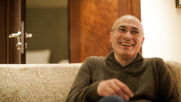 Mikhail Khodorkovsky, former oil tycoon and main owner of Yukos Oil Co, in Berlin in 2013.