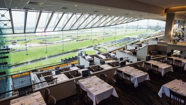 Top class: The $28 million upgrade to the Rosehill grandstand. 
