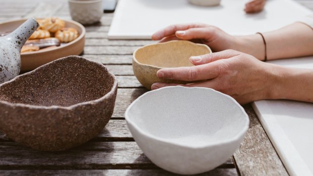 Richilde Flavell from Girl Nomad Ceramics will be offering hands-on experiences for the public to create their own bowls during the Design Canberra Festival.