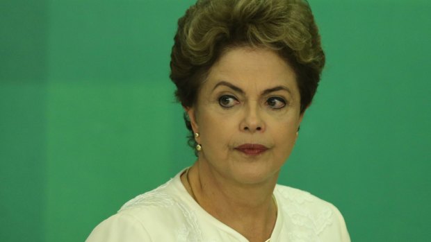Facing impeachment: Brazilian President Dilma Rousseff.