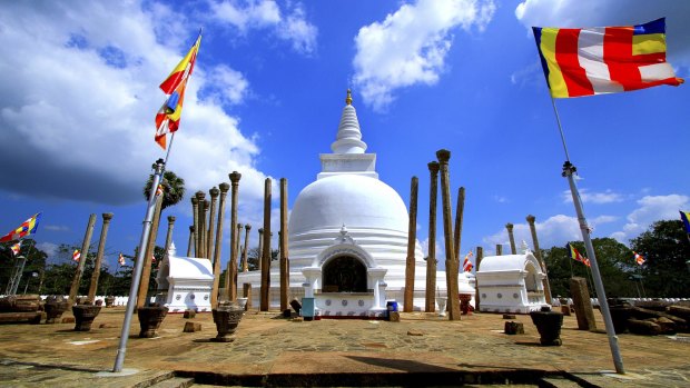 A dagoba in Anuradhapura.