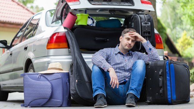 With young kids, even for a short trip the car is chock-a-block with stuff.