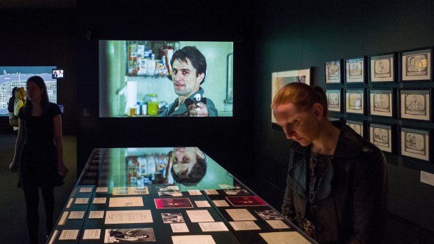 The Scorsese exhibition at ACMI features footage of films including Taxi Driver and hundreds of objects from the director's personal collection.