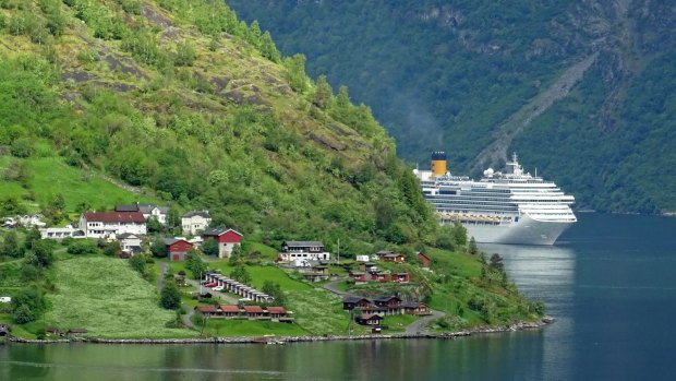 Remote access: Cruising in Norway.
