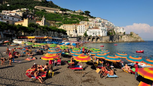 Italy's Amalfi Coast is a destination Tony Sheldon has always wanted to visit.