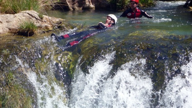 On the edge: 'Barranqismo' river adventure on Rio Jucar.