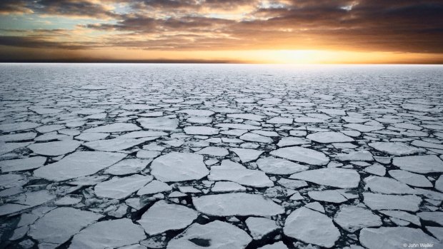 Ice on the Ross Sea.