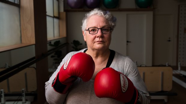 Mary-Lynne Cochrane says losing weight is helping her feel stronger.