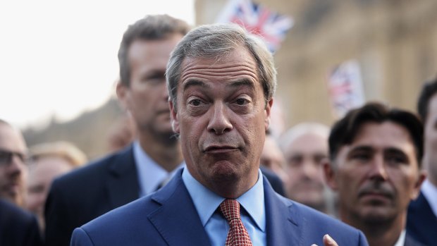 Nigel Farage, UKIP leader,  in London on Friday. 