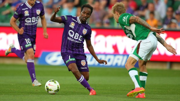 Short-lived stint: Youssouf Hersi is leaving Perth Glory.