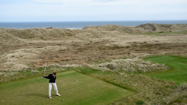 Donald Trump has feuded with locals for years over his Scotland golf resort.
