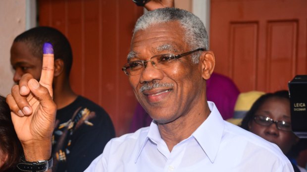 Guyana's new president David Granger. 