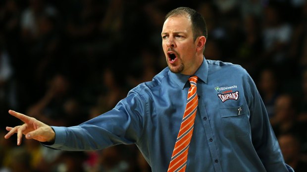 Relieved: Taipans coach Aaron Fearne was happy to escape with the win over Perth.