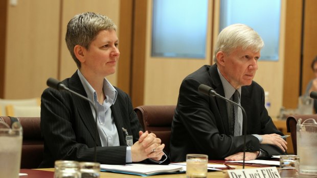 RBA head of financial stability Dr Luci Ellis and  assistant governor  Dr Malcolm Edey,  appear before the Economics References Committee on Thursday.