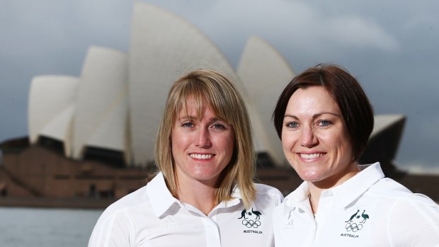 Tweet-free: Sally Pearson and Anna Meares switched off their social media accounts during the London Olympics. 