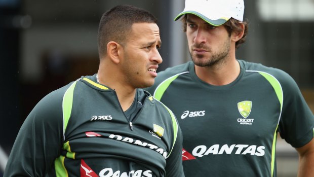 Eyes on the prize: (From left) Usman Khawaja and Joe Burns are in contention for a batting berth in the Australian Test team.