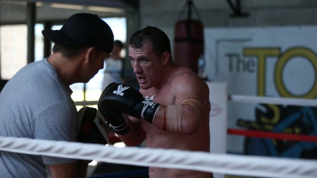 Pugilistic diversion: NSW skipper Paul Gallen is focusing on his boxing career while suspended from rugby league.