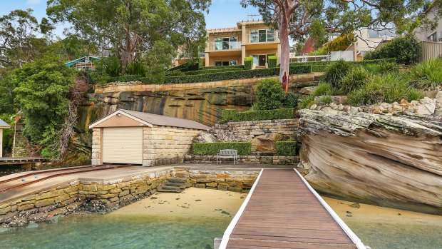 An Oatley property with a private jetty and boatshed. Suburbs in the region have seen their rents increase. 