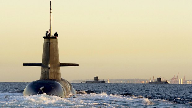 Australian Collins class submarines, such as these, will be replaced by 12 new submarines.