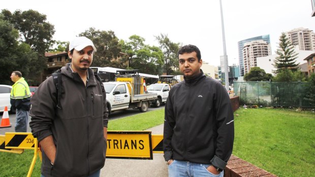 Pulkit Sunger and Kunal Gohlan said they had not heard anything about when they could return to the Parkes Street building.