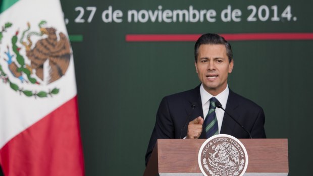 Forced to act: Mexico's President Enrique Pena Nieto has proposed a revamp of policing.