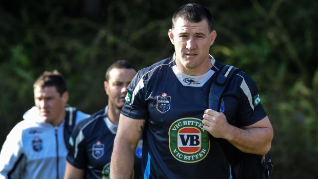 Leader: Paul Gallen is back at Origin level tonight, leading the NSW Blues.