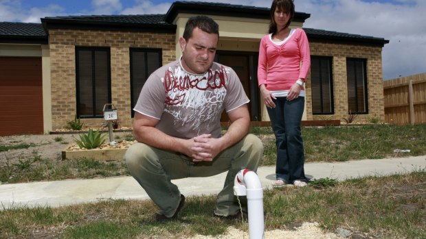 Andrew and Marina built their first home on the  Brooklands estate in Cranbourne shortly before it was recommended that  residents evacuate the area due to high levels of methane gas.  