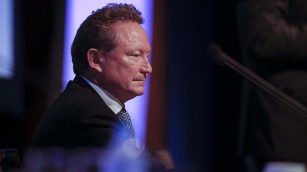 Andrew Forrest proposed a co-ordinated cap on Tuesday in response to the impact that excess supply from the pilbara was having on iron ore prices.