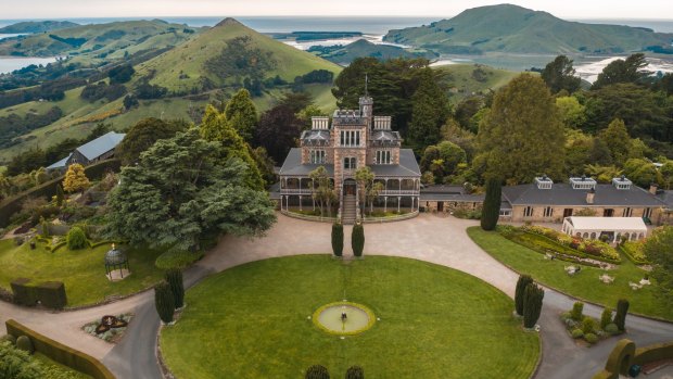 Larnach Castle Gardens.