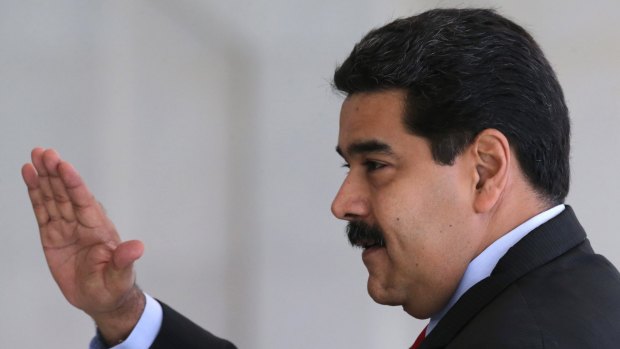 Venezuelan President Nicolas Maduro in Brazil on Friday.