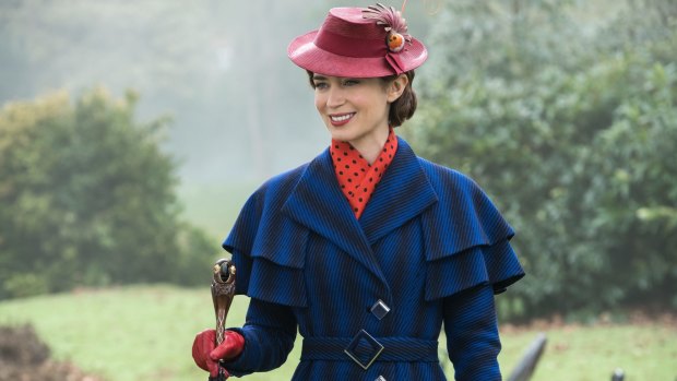 Emily Blunt  masters Cockney rhyming slang as Mary Poppins.