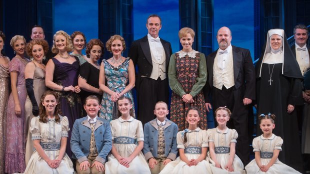 The cast of the Melbourne production of The Sound of Music.