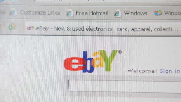 eBay was among the affected websites.