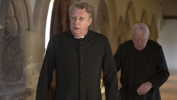 Father Brown (Mark Williams) pieces it all together. 