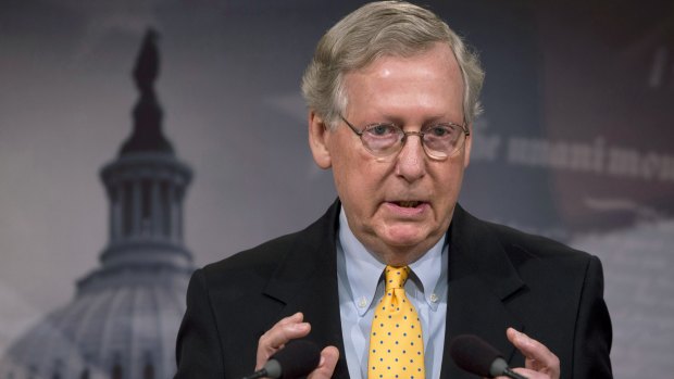 Stiff opposition ... Senate Majority Leader, Republican Mitch McConnell, expects to have a debate beforehand on the Iran nuclear deal 'with the dignity and respect that it deserves'.