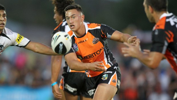In the hot seat: Manaia Cherrington is expected to start at hooker for the Tigers' first-round match against the Warriors.
