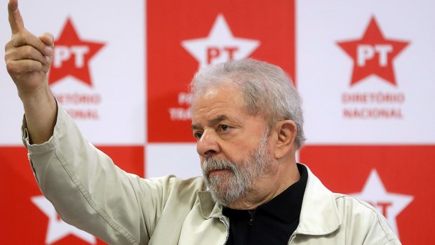 Former Brazilian President Lula after President Dilma Rousseff was impeached.