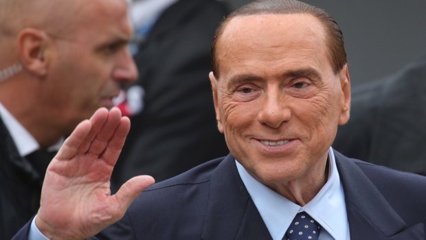 Italian Opposition leader Silvio Berlusconi.