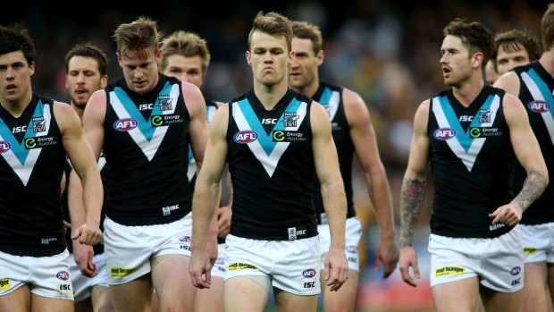 Port Adelaide have dropped off dramatically in every  area where Ken Hinkley would demand they beat the opposition. 