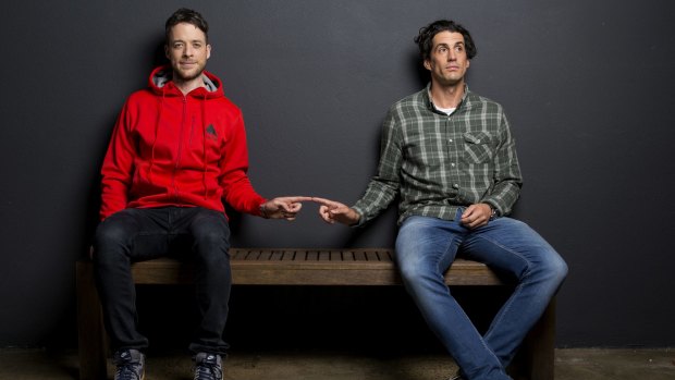 Hamish Blake (left) and Andy Lee (right) are returning to national drive time radio.