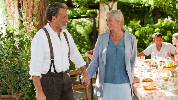 Vanessa Redgrave stars with Franco Nero in <i>Letters To Juliet</i>.