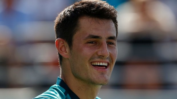 Tomic is into the quarter-finals.