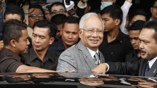 Malaysian Prime Minister Najib Razak leaving parliament in Kuala Lumpur last week. 
