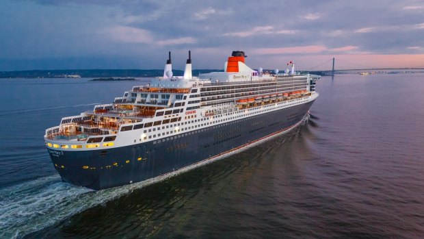 Cunard's custom-built cruise liner was designed specifically for the rough Atlantic crossing towards the Big Apple.