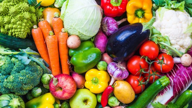 Nutrition Australia encourages people to "eat the rainbow" when choosing their vegetables.