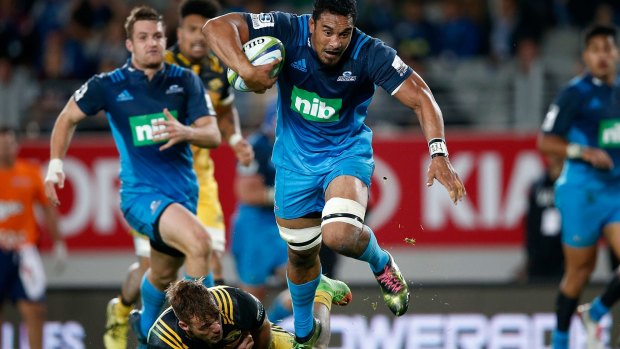 On the charge: Jerome Kaino.