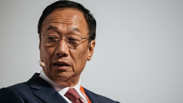 Foxconn chairman Terry Gou. Apple has reportedly asked the two Asian companies that assemble the bulk of its iPhones to assess whether they can bring the work to the US. One of them, Foxconn, has agreed to look into the matter.