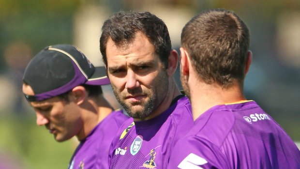 Cameron Smith at training this week.