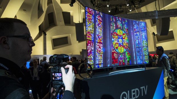 Samsung abandons the SUHD branding at CEES 2017, calling its new quantum dot LED range "QLED TV".