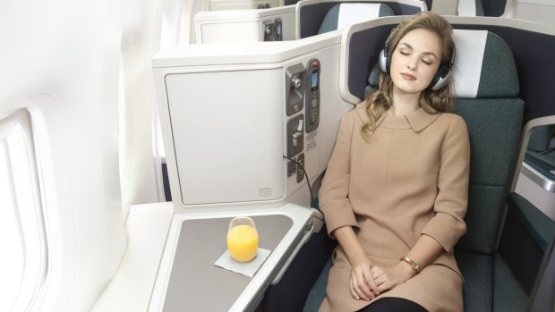 Get comfy on Cathay Pacific.